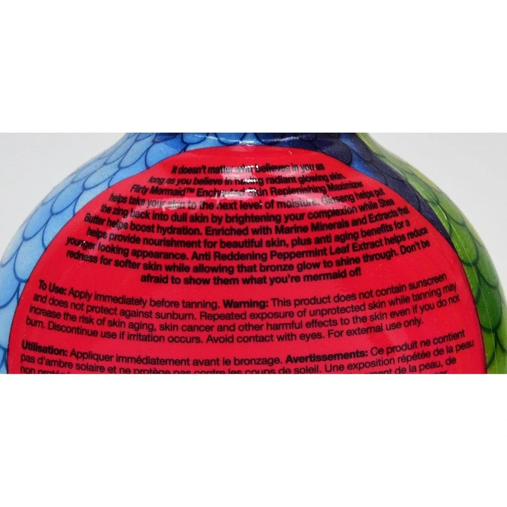 Fiesta Sun Flirty Mermaid Tanning Maximizer Lotion 12oz Indoor Outdoor Maximizer